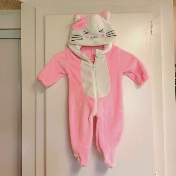 Easy & Comfort Other - Pink Cat - Hooded Comfy  Sleepwear Winter Clothes baby